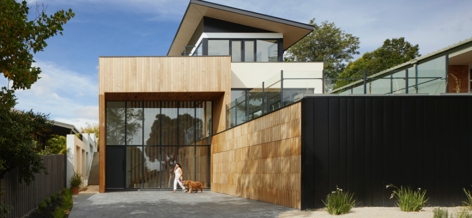 Fabrication de maison contemporaine